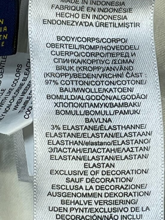 Polo Ralph Lauren Chino Shorts Mens 40 Tan Stretch Classic Fit Cotton Twill - Picture 10 of 11